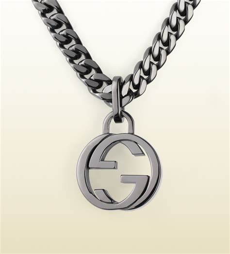 sterling silver gucci necklace|gucci silver necklaces for women.